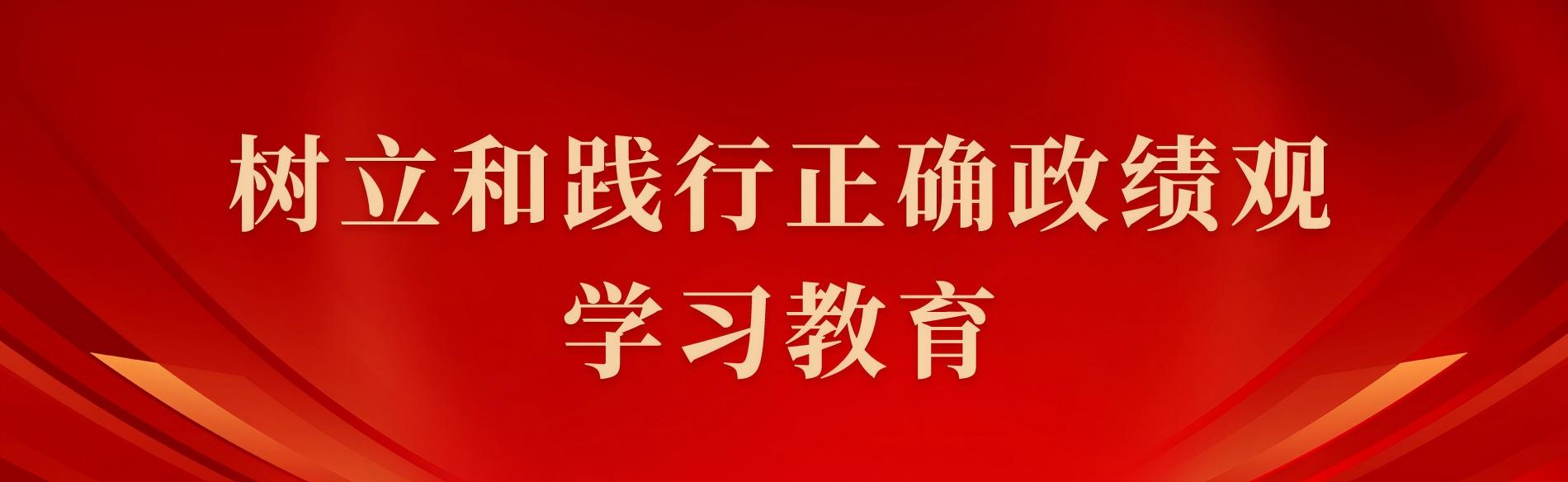 树立和践行正确政绩观学习教育